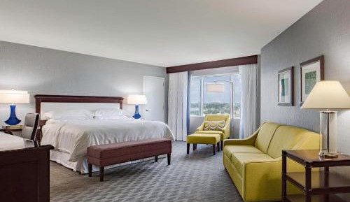 Junior Suite, 1 King, Alternate bed: sofa bed, Corner room