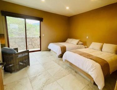 Family Room with Mountain View