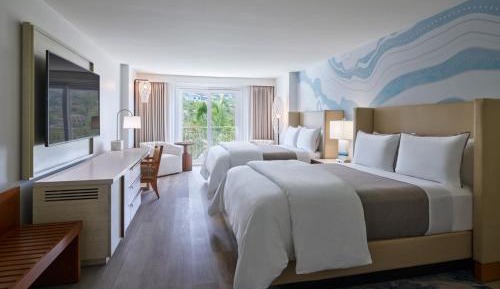 Traditional Queen Room with Two Queen Beds and Garden View