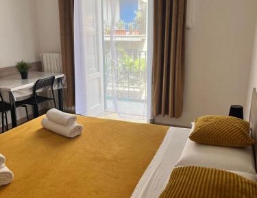 Two bedrooms with balcony