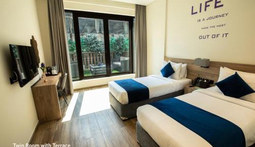 Deluxe Twin Room with Terrace (includes 25% off F&B)