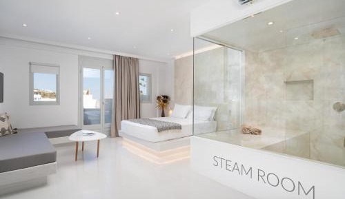 Suite with Sea View, Private Heated Pool & Steam Room