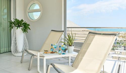One-Bedroom Apartment with Balcony and Sea View
