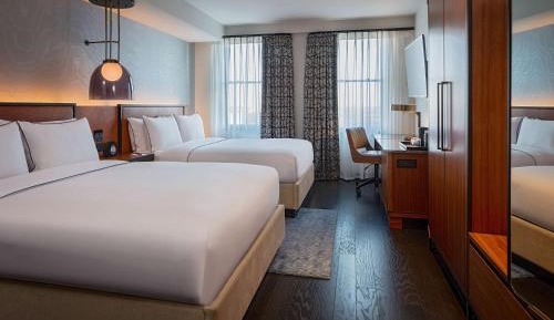 Queen Room with Two Queen Beds and Transfer Shower - Disability Access