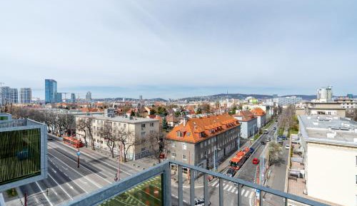 One-Bedroom Apartment with Balcony and City View