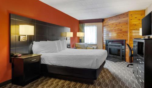 Deluxe King Room with Fireplace - Non-smoking