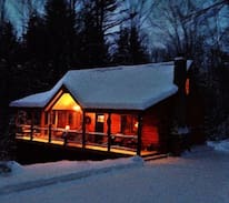 Caroga Lake Cabin | Auskerada Lodge. Seclusion w/dock space