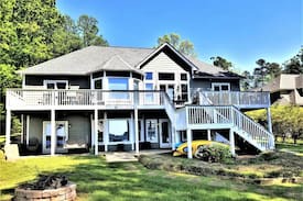 Littleton House | Heron View | Lake Gaston Retreat with Flat Lot and Sunset Views!! Sleeps 14