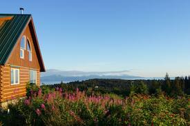 Homer Cabin | Diamond Ridge Cabin Custom log home, amazing view