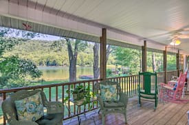 Saluda Cabin | NEW! ‘Hydrangea House’ on Lake Sheila w/ Dock!