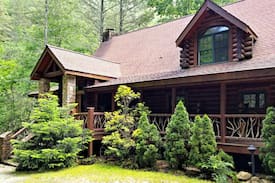 Cashiers House | "Shadow's Creek" A Luxury Log Cabin