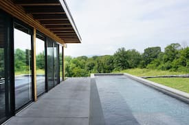Hudson House | Hudson Pool House-Modern meets Rustic