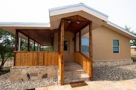 Uvalde Cabin | Cabin 1 of 7 at the Riv Resort!