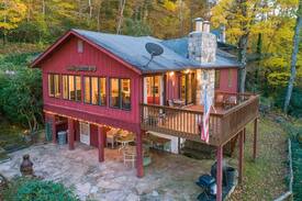 Glenville Cabin | Red Bear Cabin - Spacious Lakefront Cabin w/Dock on Lake Glenville