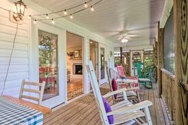 Saluda Cabin | NEW! ‘Hydrangea House’ on Lake Sheila w/ Dock!