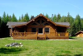 Troy Cabin | The Nest - A log home on Lake Creek
