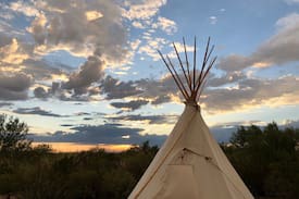 Alpine Other | Comanche Cabin (Tipi @BigBendGlamping)