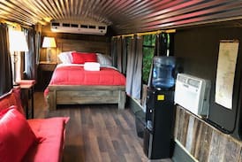 Paw Paw RV Rental | The BUS at Canal Cabins.