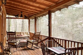 Wiley Cabin | Quintessential Cabin Nestled Above a Rushing Creek