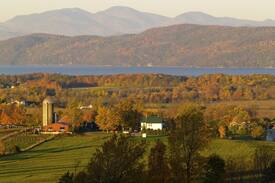 Charlotte Apartment | Mt. Philo Inn: Eclectic kitchen, lake views, park