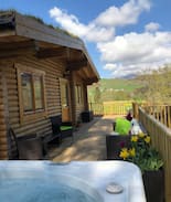 Pitlochry Cabin | “The Hayloft” Luxury Log Cabins with hot tubs