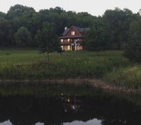 Lawrence House | Country Vineyard Retreat with deck