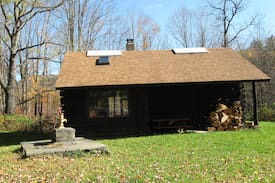 Richford Cabin | Round Top Retreat, Rustic Cabin
