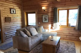 Pitlochry Cabin | “The Hayloft” Luxury Log Cabins with hot tubs