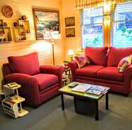 Seaside Cabin | Historic Birdie's Cottage. One block from beach.