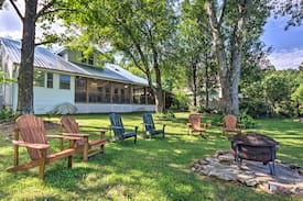 Saluda Cabin | NEW! ‘Hydrangea House’ on Lake Sheila w/ Dock!