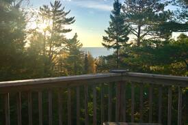 Beaver Bay Cabin | The Treehouse, beautiful Lake Superior views