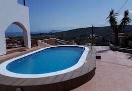 Dempla Villa | Villa Elmanda with pool,cool view,near the beach!!