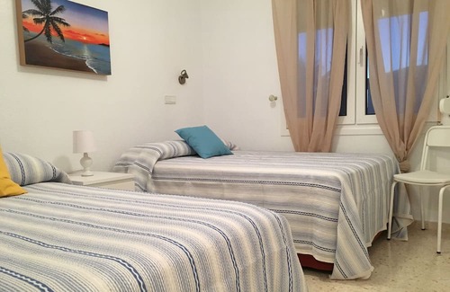 Oliva Ski Chalet | Front To The Sea Rosales. Luxurious Villa with aa, wifi and pool