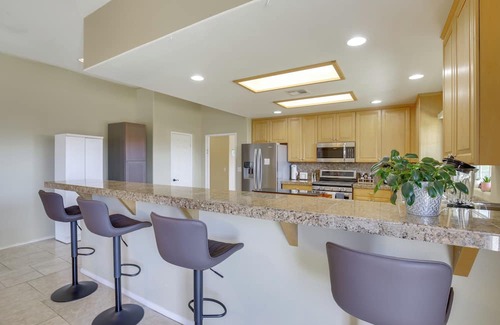 Desert Hot Springs Cottage | Mtn-view Oasis w/2 Patios in Desert Hot Springs!