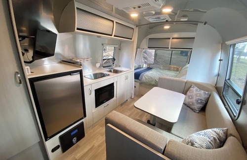 Indianapolis House | Waterfront Airstream! Brand new unit right on the River Bank!
