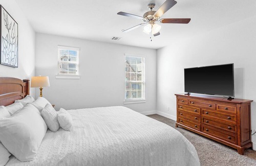 The Colony House | Fully furnished, modern townhouse. Two primary suites with King beds, Smart TVs