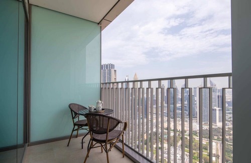 Za'abeel 2 Apartment | Tranquil 2BR w City Views Close to Burj Khalifa