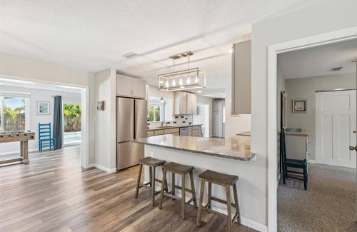 Seacoast Shores House | Beach Dream Home w/Large Heated Pool!