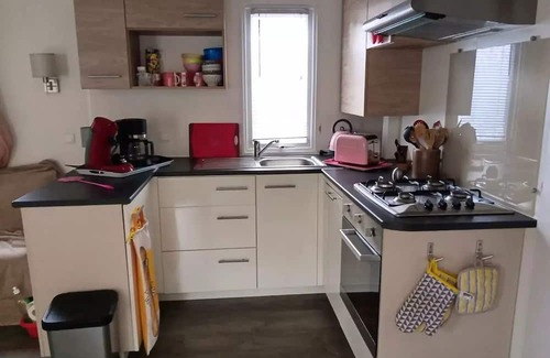 Les Mathes House | Camping Bonne Anse Plage by Océan Mobilhomes * - Mobile Home BA272 - 40 m2 3 Bedrooms 6 people