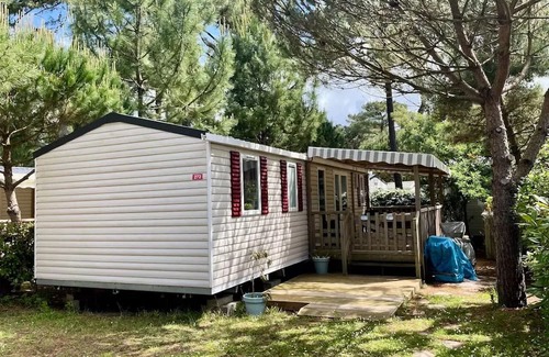 Les Mathes House | Camping Bonne Anse Plage by Océan Mobilhomes * - Mobile Home BA272 - 40 m2 3 Bedrooms 6 people