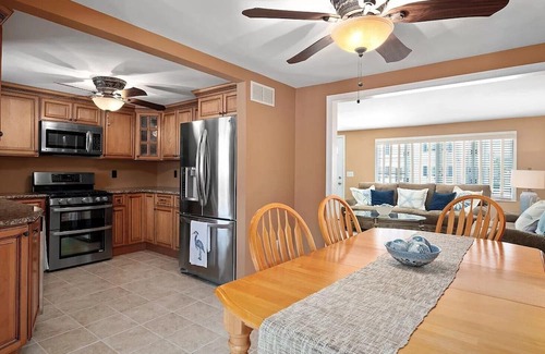 Ship Bottom House | Back Yard Oasis with Heated in ground Salt water Pool! 2 blocks to the beach!