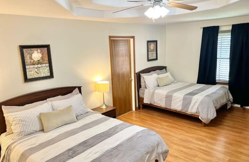 Pharr House | Large, Quiet Home w/ Excellent Heated Indoor Pool, Pet-Friendly!