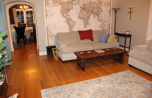 Mount Scott-Arleta House | Beautiful Tudor style furnished mid term rental available Nov 30th - Feb 29