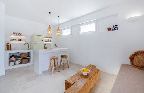 Kini Villa | Cycladic Retreat with Olive Garden, 5 Minutes from the Beach