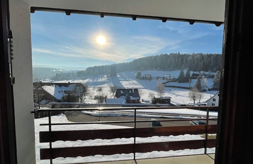 Saig Apartment | Vacation apartment "Das Waldo" with a view of the Black Forest