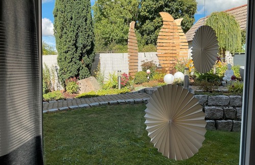 Laichingen Apartment | Apartment 'Steffi' with Private Terrace and Wi-Fi