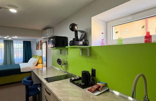 Satu Mare Apartment | Oasis Deluxe Queen Studio by Eclectic 6