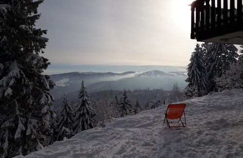 Muhlbach-sur-Munster Ski Chalet | Chalet 'La Rocaille' with Mountain View, Private Terrace and Wi-Fi