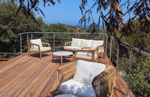 Pinarellu Villa | Villa with pool and sea view 230m from the beach