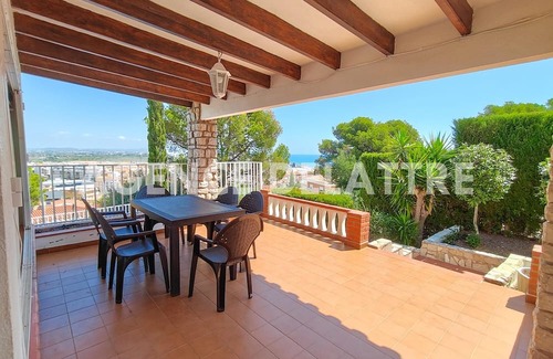 Peniscola Ski Chalet | Villa sea view near the center, 3 bedrooms, swimming pool, barbecue WIFI